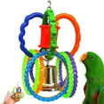 thumbnail image 6 of Bonka Bird Toys 3836 Ring Jumble Durable Puzzle Tug Pull Play Parrot Cage Toy, 6 of 7