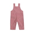 thumbnail image 2 of Baby Boy Girl Corduroy Overalls Suspender Bib Pants One-Piece Strap Jumpsuit, 2 of 6