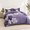 Dark Purple-Queen, variant on Queen Sizeforter Set Navy Blue Flbedding Sets 3 Piece