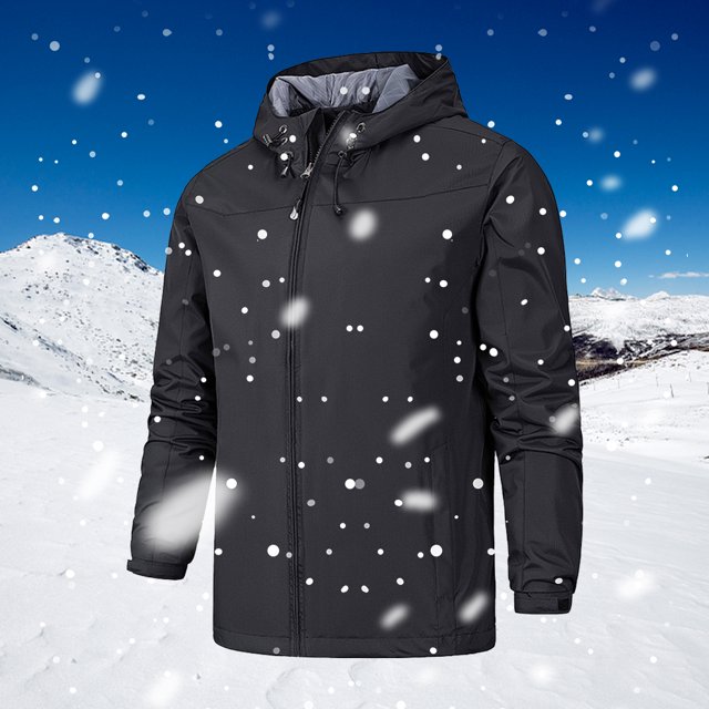 Chaqueta bomber Chaquetas transpirables Abrigo táctico con capucha unisex (XL hombre) Negro Chaqueta de bombardero