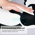 thumbnail image 3 of Gaming Laptop Mouse Pad 31.5 x 15.7in, Extended XL Mousepad with Anti-Slip Base,Waterproof Leather Computer Desk Mat, Black White Big Large Keyboard Pad for Home and Office, 3 of 5