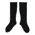 thumbnail image 3 of Calcetines De Compresión Hasta La Rodilla, Promueven La Circulación, Alivian La Hinchazón 280D, Calcetines De Compresión Transpirables Para Pantorrilla, Previenen La Cergrey Black Compression Socks, 3 of 8