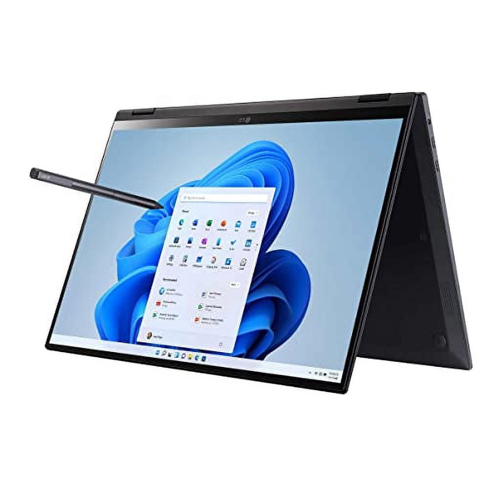 2022 LG Gram 16" 2in1 Ultralight Laptop WQXGA IPS Touchscreen Intel EVO Platform i7-1165G7 16GB RAM 1TB(512x2) NVMe SSD Iris Xe Graphics WiFi AX Backlit Fingerprint Fullday Battery Windows 11 w/Pen