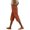 Brown, variant on Pants Plus Size for Women Women Fashion Solid Color Cotton Flax Elastic Long Pants Beach Leisure Trousers Work Clothes for Office
