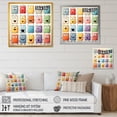 thumbnail image 4 of Designart "Popart Collage Colorful Characters II" Abstract Framed Wall Art Decor - Modern Colorful Abstract Popart Living Room Framed Canvas Art, 4 of 6