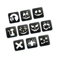 thumbnail image 2 of 10 posavasos individuales de Halloween, posavasos creativos para bebidas calientes, manteles individuales de madera para mesa de cena, tapetes de café mayimx Tapetes para la cena, 2 of 9