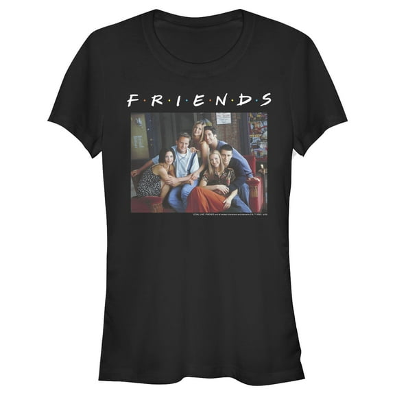 Junior's Friends Group Poster  Graphic T-Shirt