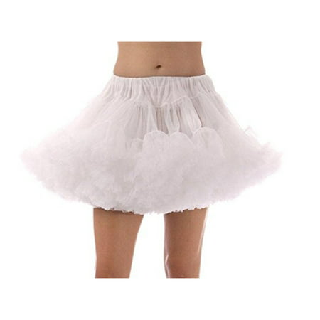 Pixnor - Retro Underskirt Swing Vintage Mini Petticoat Skirt - Size S-M ...