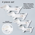 thumbnail image 2 of LOVE DOCK Ceramic Dog Themed Kitchen Utensils: Measuring Cups and Spoons, Spoon Rest for Countertop - Cute Kitchen Accessories Dog Measuring Spoons Baking Supplies Measuring Spoons Set, 2 of 4