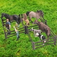 thumbnail image 3 of Luxshiny 20pcs Small Fence Garden PVC Accessories for Home Decoration and DIY Projects, 3 of 8