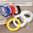 thumbnail image 4 of 1 Rolls Yellow 0.47 Inch x 72 Yards Polyester Film Electrical Tape PET Tape High Temperature Heat 12mm x 66m, 4 of 6