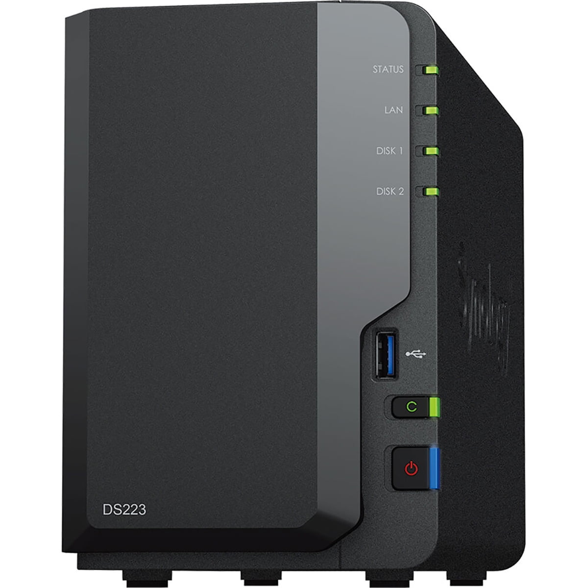 Synology DiskStation DS223 2-Bay NAS Enclosure, Bundle with 2x