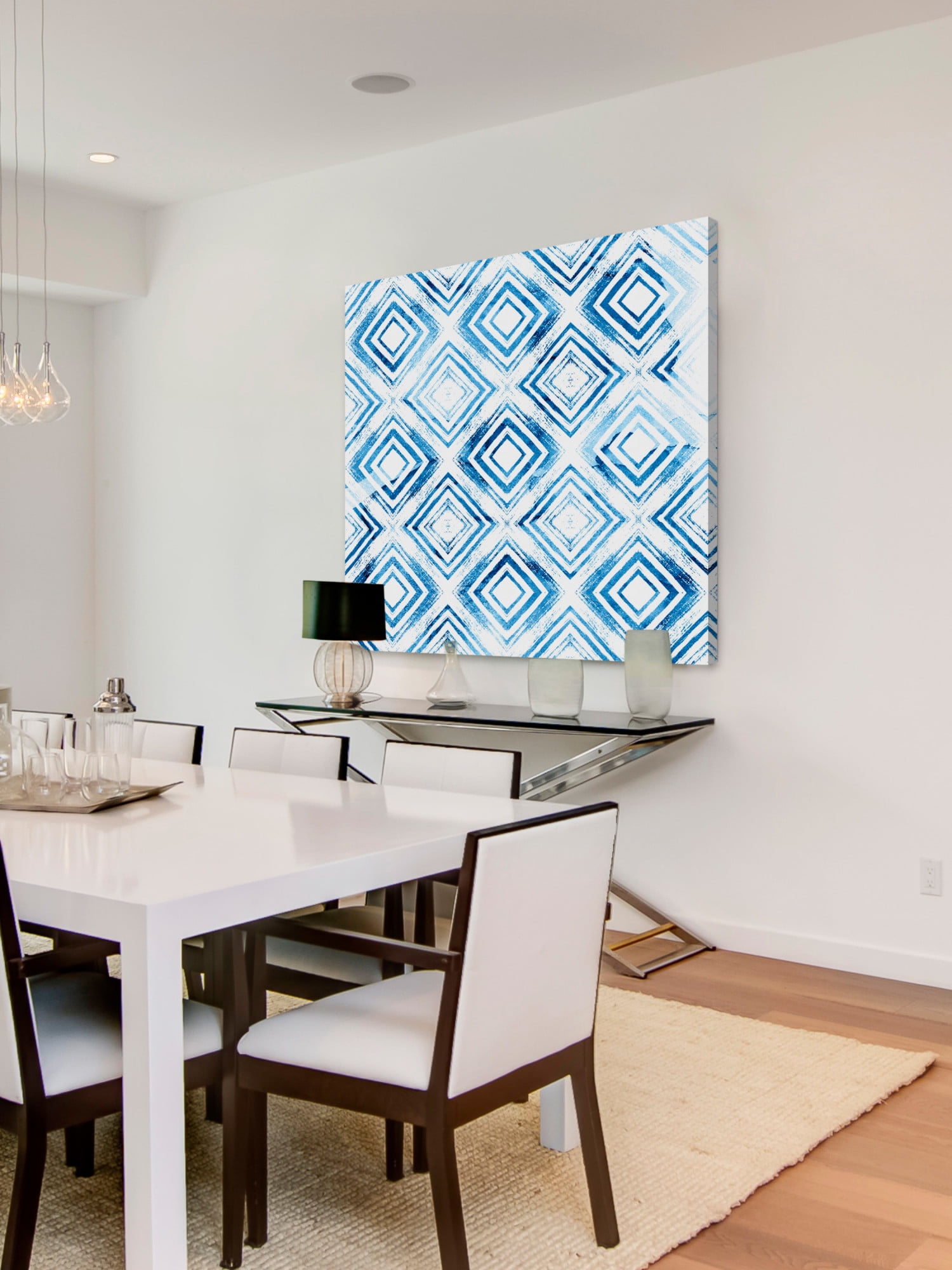 Marmont Hill - "In Depth Squares" Painting Print on Wrapped Canvas