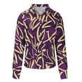 thumbnail image 4 of ICHUANYI 2023 Women's Button Down Print Shirts Fall Loose Long Sleeve Blouses V Neck Casual Work Tops, 4 of 8