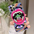 thumbnail image 1 of Funda de teléfono de arte psicodélico colorido para iPhone 8, 7, 6, 6S Plus, X, SE, 2020, XR, XS, 14, 11, 12, 13, Mini Pro Max, 1 of 4