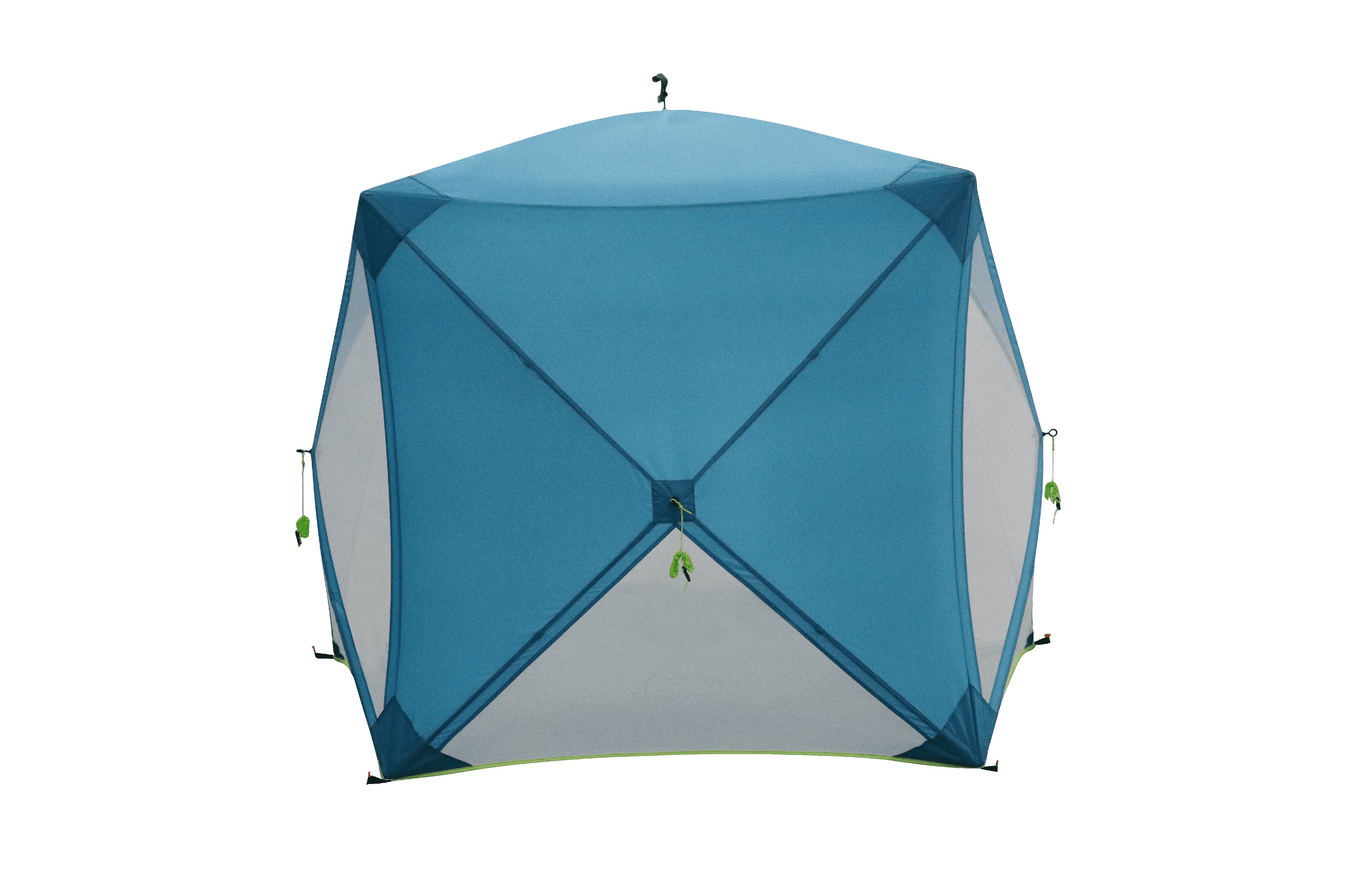 Ozark Trail 82" x 70" Pop Up Beach Shelter, with UPF50+ Protection, Blue