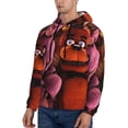 thumbnail image 3 of Lsque Five Nights At Freddy'S Pattern Casual Men's Hoodie,Hooded Sweatshirt with Kangaroo Pocket,Pullover Hoodie-3X-Large, 3 of 8