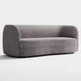 thumbnail image 3 of Furniture of America Sonya Tuxedo Style Upholstered Boucle Fabric Charcoal Gray Sofa, 3 of 11