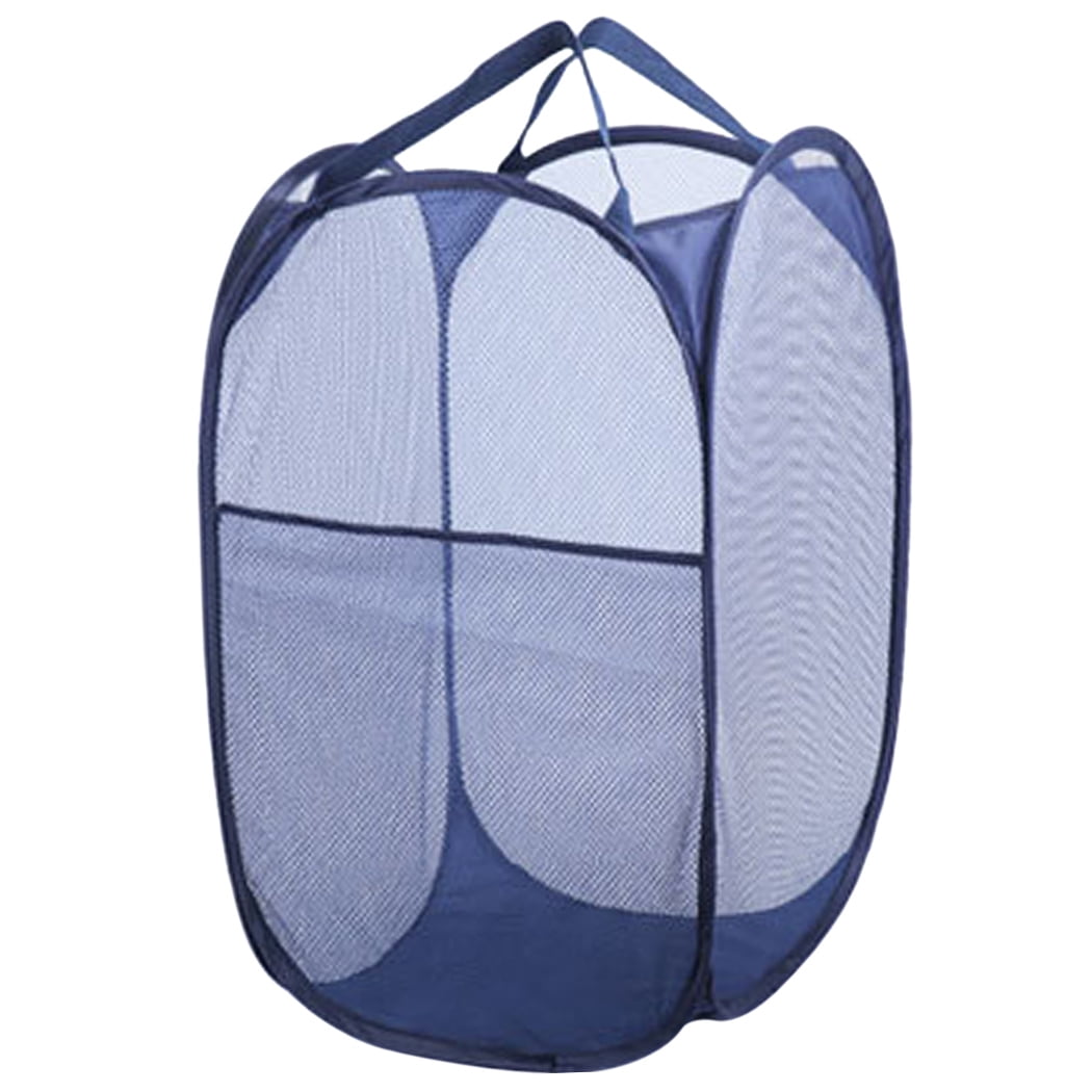 Laundry Basket Mesh Pop Up Easy to Open and Fold Laundry Bag Laundry ...