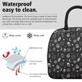 thumbnail image 3 of Lunch Bag Lunch Box for Women Reusable Insulated Lunch Bags,Water-Resistant Gothic Cooler Lunch Tote Bag, Large Capacity for Work Travel Picnic, 3 of 6