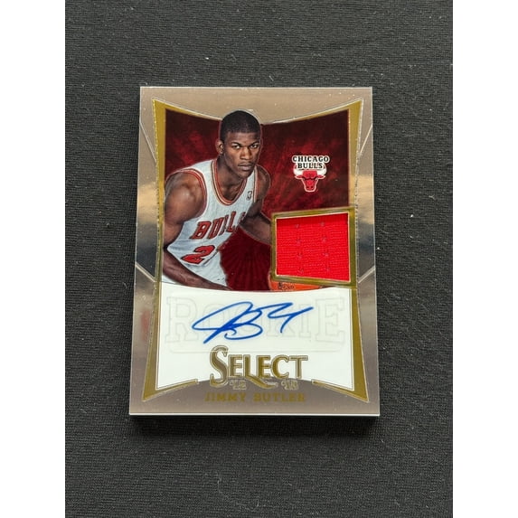 2012-13 Select Jimmy Butler Patch Rookie Basketball Card Bulls Near Mint