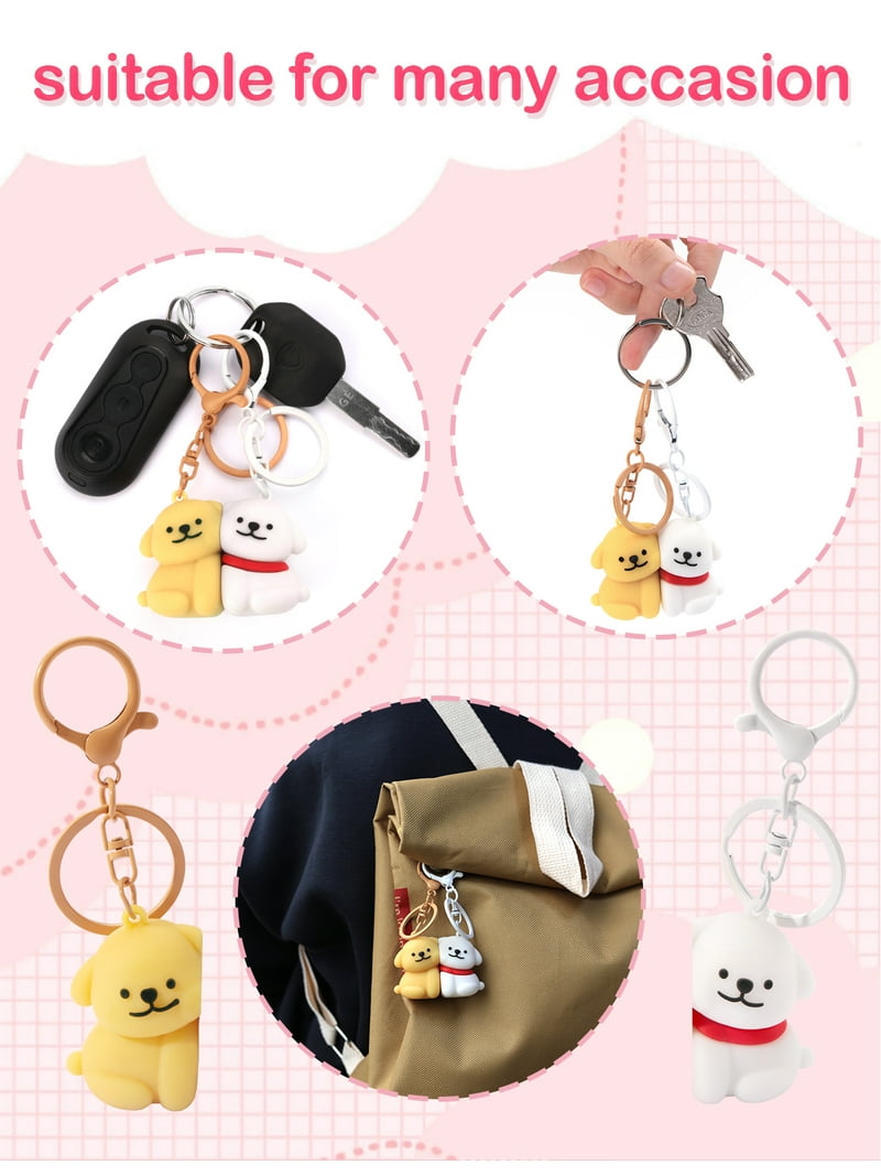 Keychains Magnetic Matching Keychains for Couples Cartoon Animal