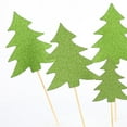 thumbnail image 2 of WHAMVOX  10 Pcs Cake Picks Dessert Toppers Christmas Tree Party Supplies Decor Green, 2 of 8