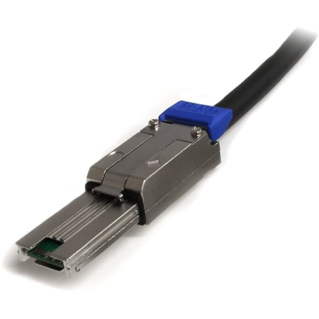 StarTech.com 1m 外部接続用mini SASケーブル Serial Attached SCSI SFF-8088-SFF-8088 2x SFF-8088 (オス) 1メートル ブラック ISAS88881