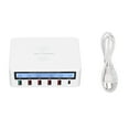 thumbnail image 2 of Station de Recharge USB pour Plusieurs Appareils à 6 Ports, Concentrateur de Charge Rapide USB pour Téléphone Cellulaire et Tablette, Prend en Charge Plusieurs Appareils, 2 of 7