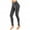 Dark Gray, variant on Fsqjgq Leggings with Pockets for Women Solid Black Running Sports Fitness Yoga Leggings High Waisted Compression Pants Tights Navy L