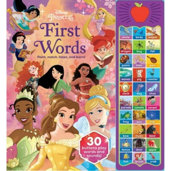Disney Princess: First Words Sound Book (Hardcover)