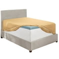 thumbnail image 6 of Premium 1800 Collection 18" - 21" Extra Deep Pocket Fitted Sheet, Fits High Profile Mattresses with Toppers, Double Brushed Soft Microfiber, Hypoallergenic, Full Size - Camel Gold, 6 of 8