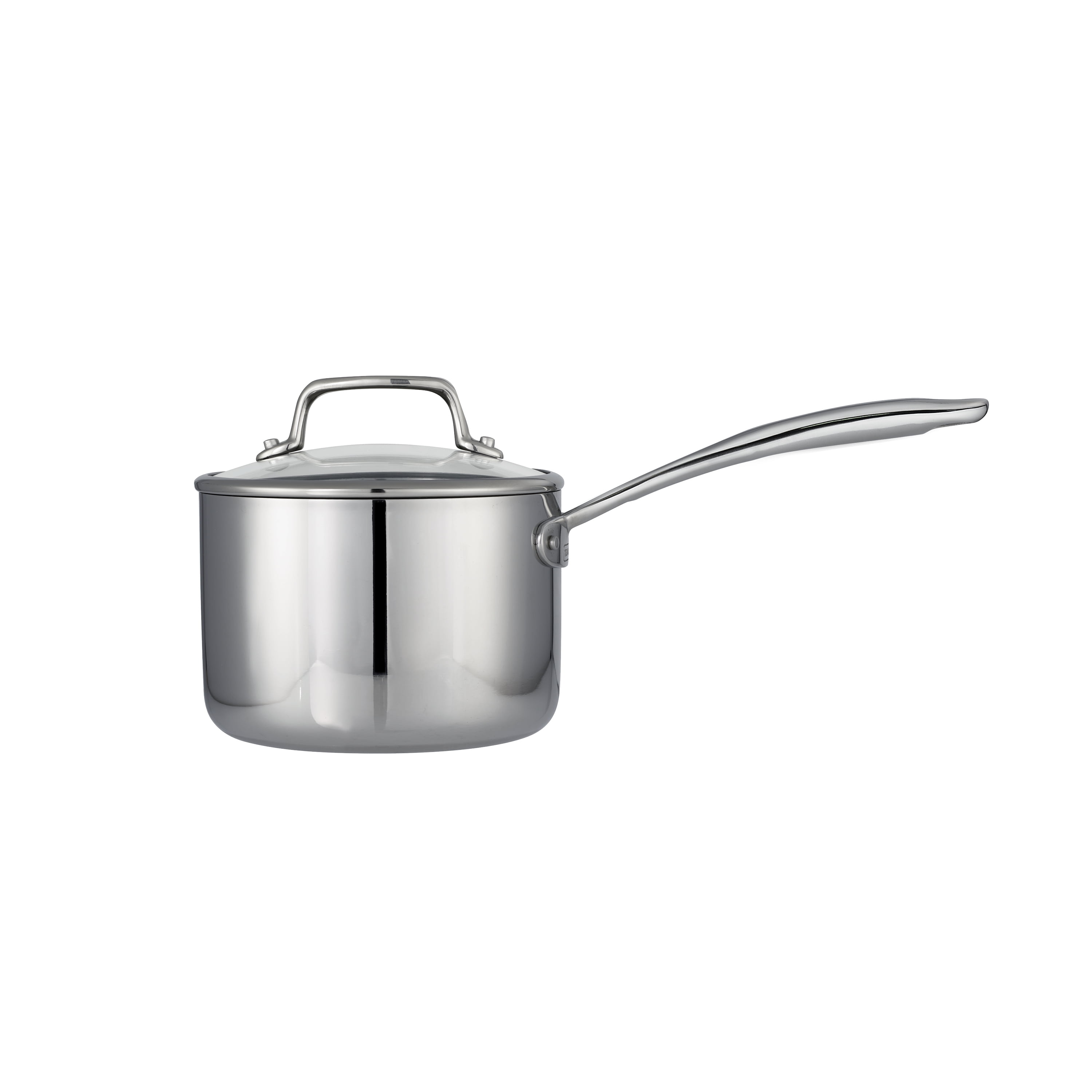 Vollrath 49414 Miramar Display Cookware 2 Qt. Tri-Ply Stainless Steel Sauce  Pan