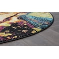 thumbnail image 5 of Symphony Contemporary 5' Round Multi-Color Polypropylene Indoor Area Rug, 5 of 6