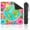 Color 2, variant on Mahjong Mat 31.5" x 31.5" Tropical Floral World Map Globe Vibrant Pink Teal Pop Art Non-Slip Noise Reduction American Mahjong Tiles Table Cover for Dominoes Poker Card Board Games Gift