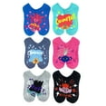 thumbnail image 4 of Trolls World Tour Girls No Show Socks, 6-Pack, 4 of 7