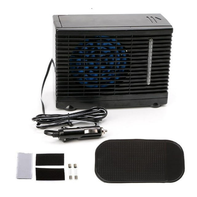 12V Car Air Condition Portable Dashboard AC Car Cooling Fan Blow Cold Air Universal Fit For