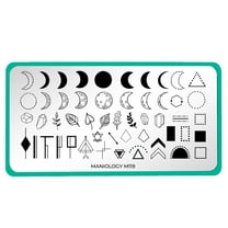 Maniology Crystal Moon (m119) Stainless Steel Nail Stamping Plate for Unisex