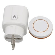 Wireless Remote Control Outlet Switch Power Plug for Household Appliances EU 100240V