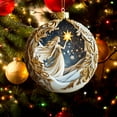 thumbnail image 5 of Virelaxpo 2D Angel Christmas Ornament with Star Acrylic Hanging Pendant for Tree and Home Holiday Decor Festive Indoor Decoration, 5 of 6