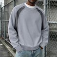 thumbnail image 2 of Men's Sweatshirts Casual Crewneck Pullover Sweatshirts GY1 L, 2 of 5