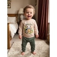 thumbnail image 4 of RUINIXCW Baby Boy First Birthday Outfits 1st Birthday One Years Old Spring Fall Winter Clothes Wild One Print Long Sleeve Sweatshirt and Pants Set, 4 of 10
