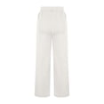 thumbnail image 6 of Cotton Wide Leg Pants for Women with Slits Elastic High Waist Loose Casual Fall Spring Baggy Lounge Sweatpants (2XL, Beige), 6 of 7