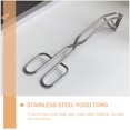 thumbnail image 2 of 2 pinzas de acero inoxidable para pan, accesorios de camping, pinzas de cocina, pinzas para servir alimentos, pinzas para carne, 2 of 6