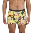 thumbnail image 1 of Fotbe Beautiful Bright Birds And Flowers Calzoncillos Tipo Boxer con Bolsa de Soporte Total para Hombre, X-Temp Fresco, Transpirable y de Secado Rápido-Small, 1 of 5