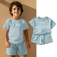 thumbnail image 5 of Kiijoy Infant Girls DIY Letter Embroidery Short Sleeve T-Shirt and Shorts Set, Sizes 12-18M, 5 of 7