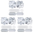 thumbnail image 1 of 300 Sets Round Button Parts Blank Making Supplies 58mm Metal Button Badge Making Kits, Blank Pin Back Button Parts, 1 of 5