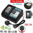 thumbnail image 2 of For Makita Dc18rc Rapid Fast Lithium-ion Battery Charger (bl1830 Bl1850) 18v 3a, 2 of 5