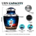 thumbnail image 2 of SABURIAL Baseball Urn - Keepsake Small Urn For Ash - Memorial Urns For Human Remains - Keepsake Decorative Urns For Mom & Dad - Combo - 5 Large 10 Inch & Small 3 Inch, 2 of 7