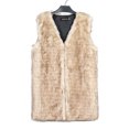 thumbnail image 5 of YANHAIGONG Hooded Fuzzy Sherpa Fleece Outerwear Vests for Women Cozy Sleeveless Sweater Vests with Pocket Womens Open Front Cardigan Lightweight Hooded Waistcoat Outerwear, 5 of 8